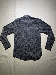 NWT Western Pearl-Snap Button Collared Shirt | Aloha Lava Rock Print | Men’s S