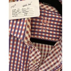 Gently worn checked‎ Bugatachi Uomo size L. Box M