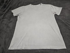 Gustin Jeans Pale Sage Worn Lightweight Lounge Athleisure Tshirt SZ Large