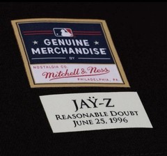 Large – Mitchell & Ness x Jay-Z30 Reasonable Doubt Tee New York Yankees Jay-Z