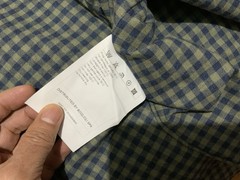 Boglioli Milano Mens Cotton Gingham Check Button Shirt 15.5- 39 Made In Italy