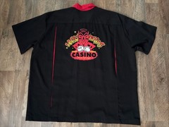 Daddy-O’s Men’s Lucky Devils Casino Embroidered Name Pete Bowling Shirt Size 3XL