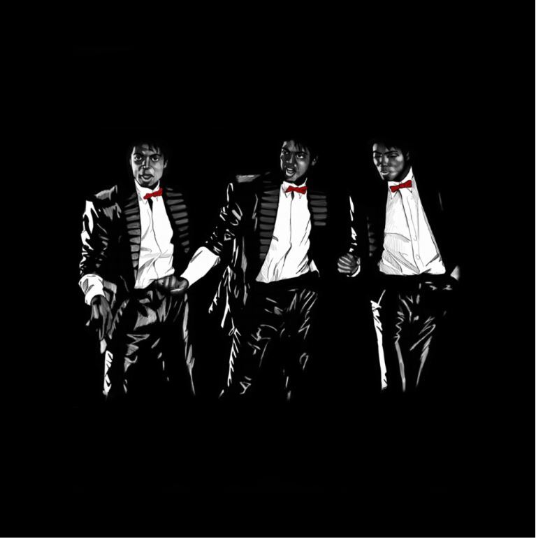 Michael Jackson Get Down & Jam Billie Jean Thriller Unisex T-Shirt Tee