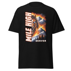 NEW Broncos Shirt MILE HIGH Broncos Fan Denver Football Shirt Unisex