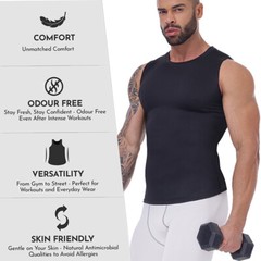 Men’s Cool Dry Compression Base Layer Tank Top Sports Running Basketball Workout
