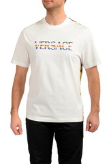 Versace Men’s Barocco Pride Print Multi-Color Short Sleeve T-Shirt US 6XL IT 64