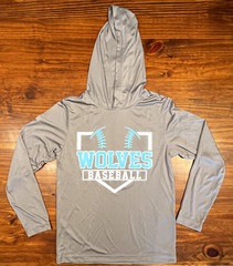 Wolves Baseball Screen Printed Graphic Unisex Shirt