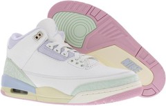 Jordan Air 3 Retro ‘Sail and Jade Aura’ (White) – White – 8.5