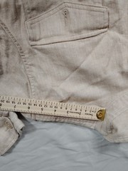 Banana Republic beige Men button medium shirt linen, cotton, spandex/elastane