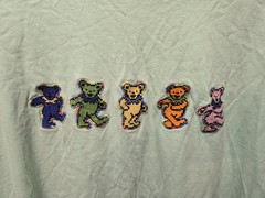 Grateful Dead Dancing Bears Embroidered Bears 3XL Comfort Colors Modern