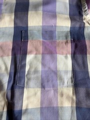Men’s S/S Button Down Shirt By Taylor Byrd Size L