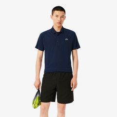 Lacoste Men’s Regular Fit UV Protect Sport Polo Shirt, Navy Blue, Size Options