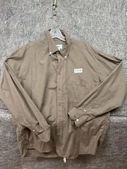 Lacoste Men’s Shirt Button Up Devanlay Brown Size 43