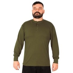 Rothco Olive Drab Long Sleeve Henley T-Shirt 21025 – 2XL