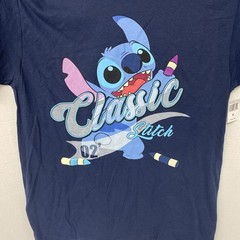 Navy Blue Stitch T-shirt New Never Used
