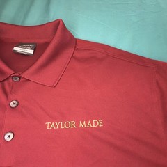 Nike Golf Polo Shirt Men’s XL Taylor Made Logo Dri-Fit Golf