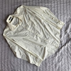 Vintage Ketch Dress Shirt – Men’s Size 16.5 34-35 – Yellow Striped Button Down