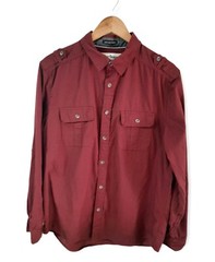Lot of 3 Men’s Size Large Dress Shirts Long/ Short Sleeve Multi Brand Pre Owned