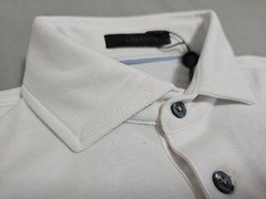 NEW Greyson Arctic White Brrr Chilling Embroidered Familie Golf/Polo Shirt Small