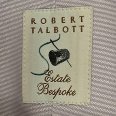 Robert Talbott Custom ESTATE BESPOKE Button Down Oxford Dress Shirt XXL Blue