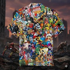 Superhero DC Comics Unisex Hawaiian Shirt