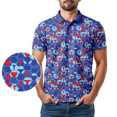 Crude Funny Golf Polo Shirts Men UPF Dry Fit Performance Moisture Wicking Hawaii