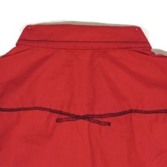 Marc Ecko Cut & Sew Deadly Threads Snap Shirt Mens XL LS Red Flap Pockets