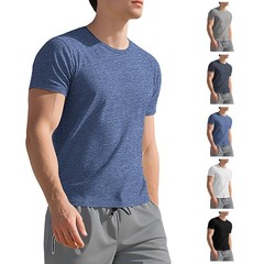 Breathable Slim Crew Neck Spring Summer Base Tee