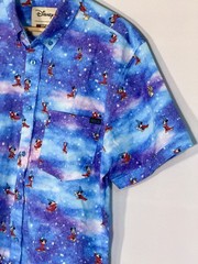 Disney RSVLTS Fantasia Sorcerer Mickey KUNUFLEX Button Up Shirt Men’s Medium
