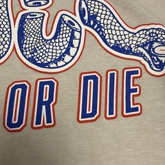 Black Rifle Coffee Company Shirt Mens XL “Coffee or Die” Snake Ivory S/S