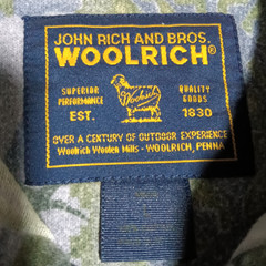 Vintage Woolrich Brushed cotton Animal Print Long Button Down Shirt L
