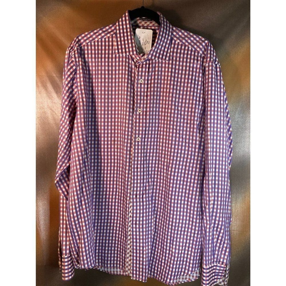 Gently worn checked‎ Bugatachi Uomo size L. Box M