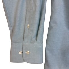 Stafford Essentials Light Blue Button-Down Shirt Mens XL Long Sleeve – New
