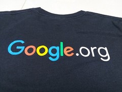 Google Serve Tech TEE Merchandise Logo Employee Double-Sided T-Shirt Size M