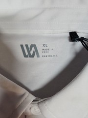 VRST Mens White Performance Button Up Short Sleeve Shirt Size XL NWT