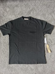 Essentials Logo Men’s Solid Black Crew Neck Short Sleeve T-Shirt Size XS