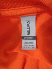 NIB Gildan Dry Blend Orange Basic Crew Neck Short Sleeve T-Shirt Men’s Size XL