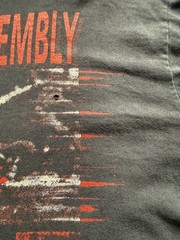Front Line Assembly “Sound Is A Weapon” Thrashed Double-Sided Tee M/L Wax Trax