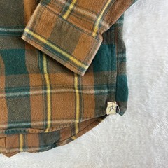 Altamont Gorpcore Plaid Flannel Button Down Shirt Large Skater Grunge Earthy