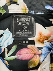 BLEECKER & MERCER Men’s Sz XL Floral Tropical Short Sleeve Casual Shirt