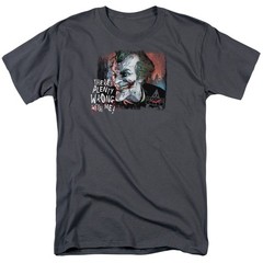 Batman Arkham City Plenty Wrong DC Comics Licensed Adult T-Shirt