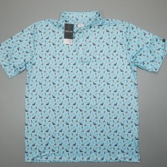 Yatta Golf “Uncle Sam” Performance Polo Men’s Slim Fit Size 2XL NWT