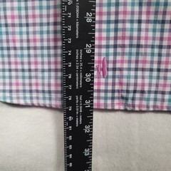 Johnnie-O Stan Prep-Formance Button Down Shirt Large Strawberry Plaid Stretch