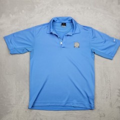 Nike Polo Shirt Men Small Golf Performance Dri-Fit Sphere PGA Country Club Adult