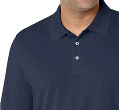 NWT Amazon Essentials Regular-Fit Quick-Dry Golf Polo Shirt M Navy Blue NEW