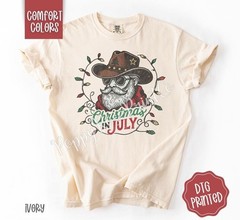 Country Christmas In July Summer Holiday Comfort Tee