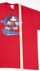 Vintage Disney 90s Mickey Mouse Shirt Size XL Cartoon Promo Funny Humor Red