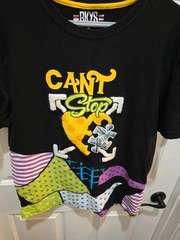BKYS Cant Stop Patchwork Graphic Tee Shirt Men’s M