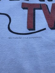 Vintage 1985 Diamond Dave David Lee Roth Dave TV Single Stitch Quarter Sleeve S