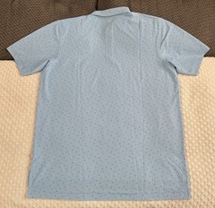 Peter Millar Old Fashioned Performance Mesh Golf Polo Seaport Blue Large Specs